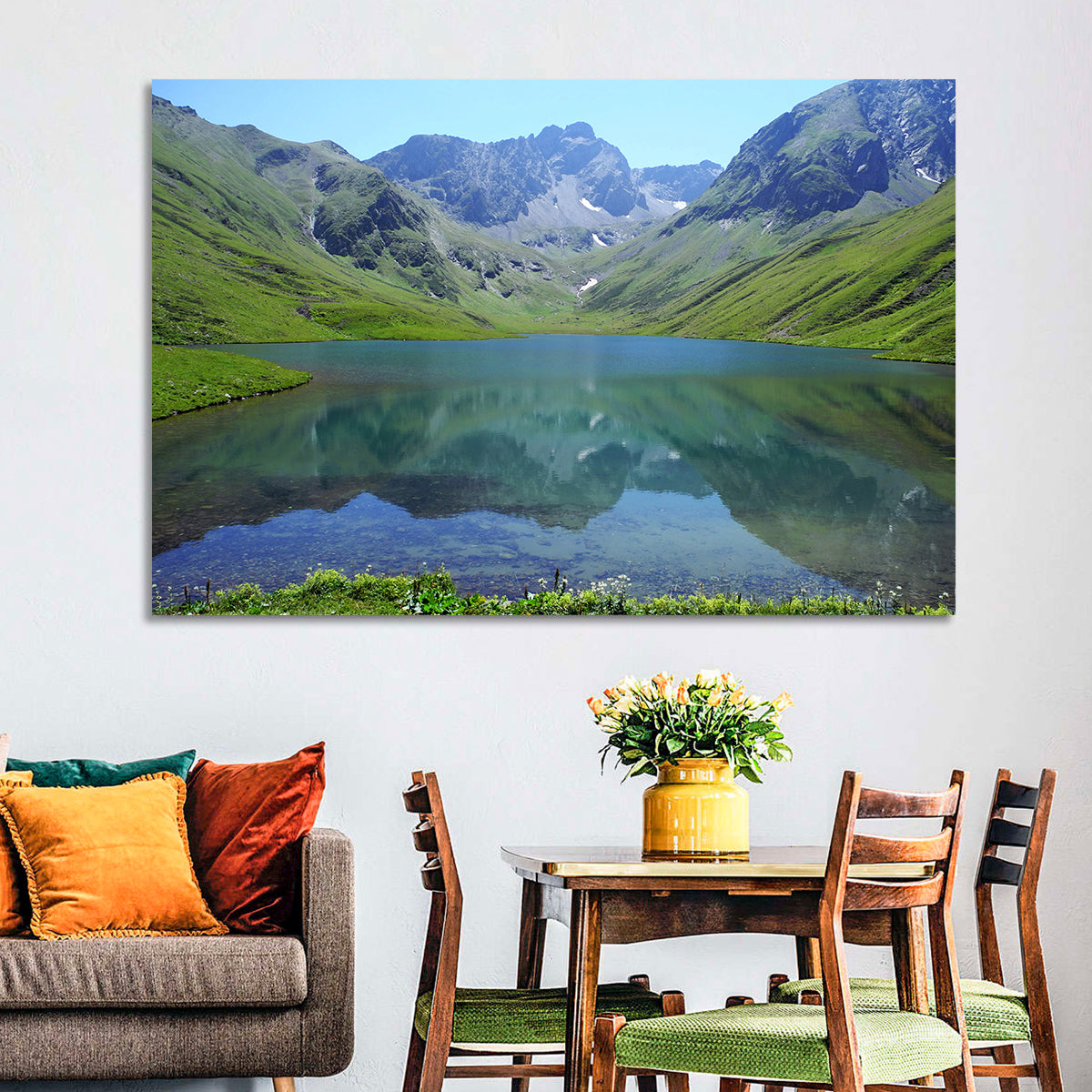 Urup Lake Reflection Wall Art