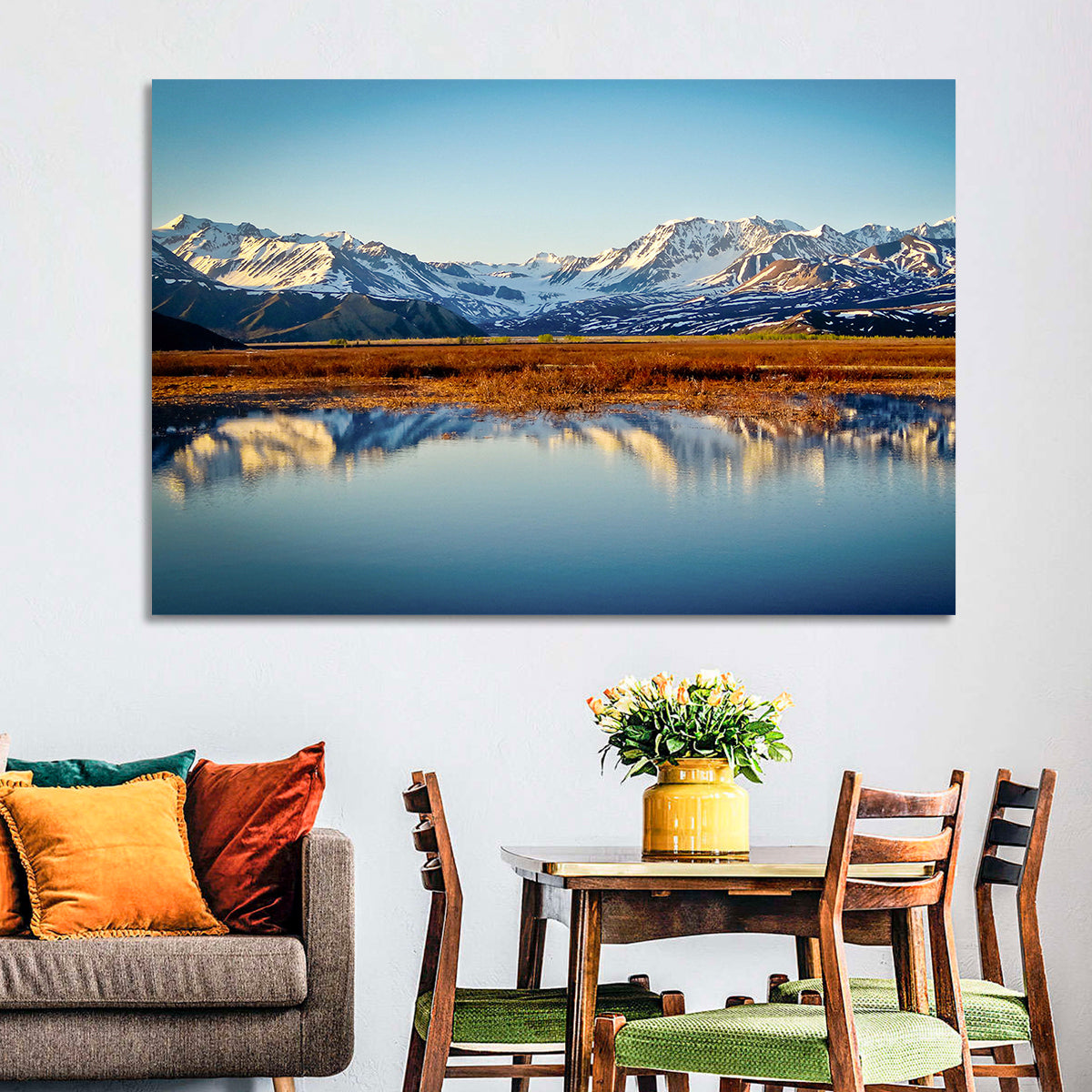 Summit Lake Reflection Wall Art