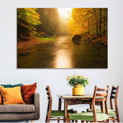 Mountain River Wall Art