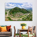 Berat Osum River View Wall Art