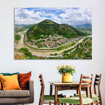 Berat Osum River View Wall Art