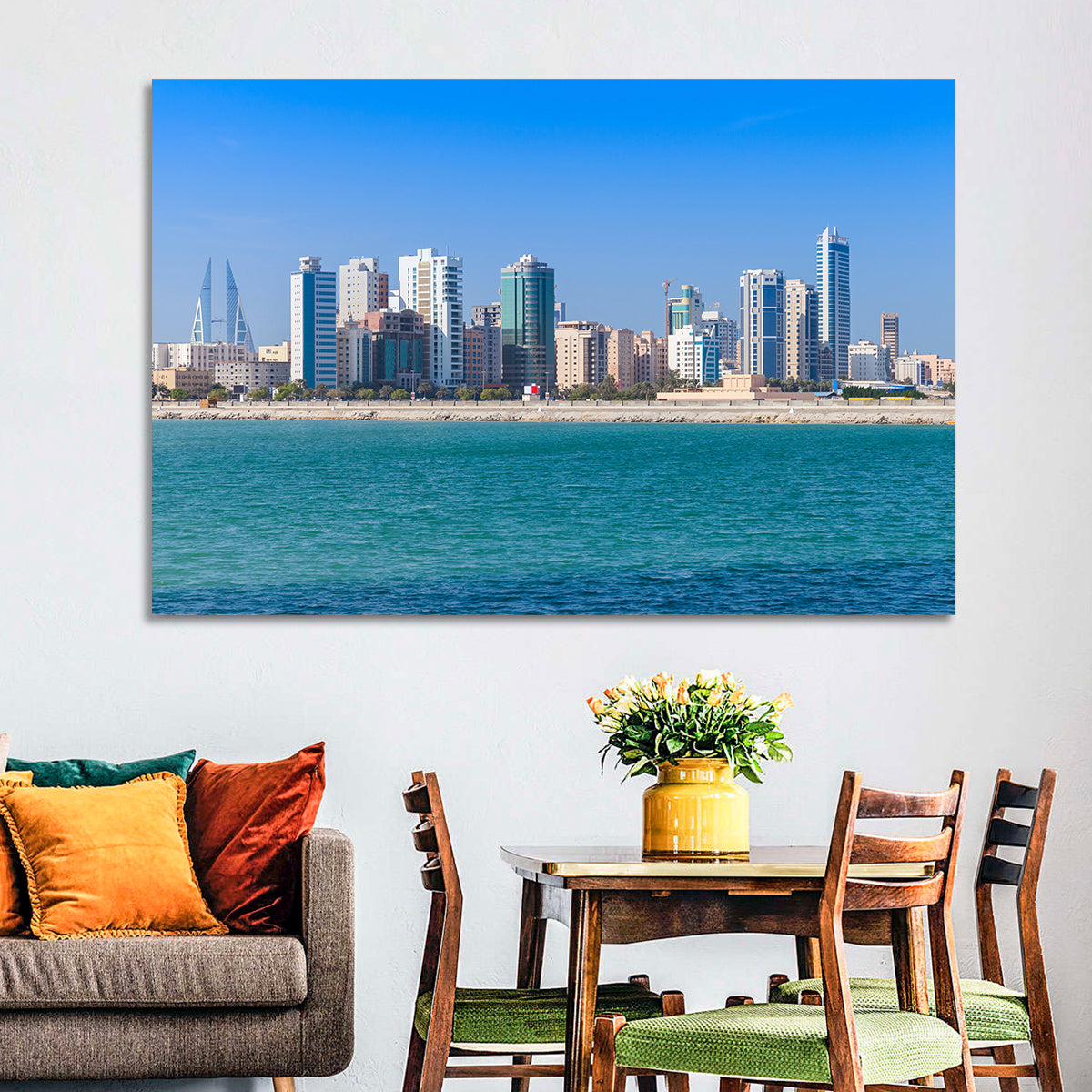 Manama Skyline, Bahrain Wall Art