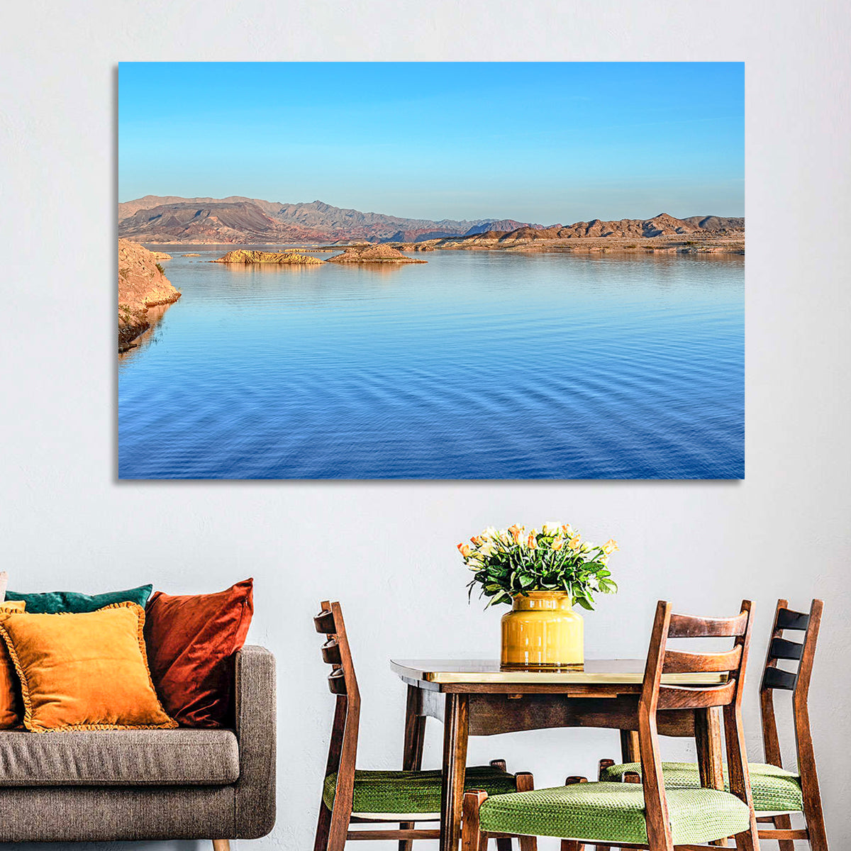 Lake Mead Rocky Shoreline Wall Art