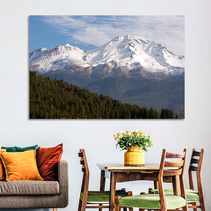 Mount Shasta Snow Peaks Wall Art