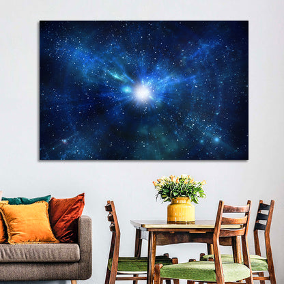 Lightspeed Galaxy Burst Wall Art