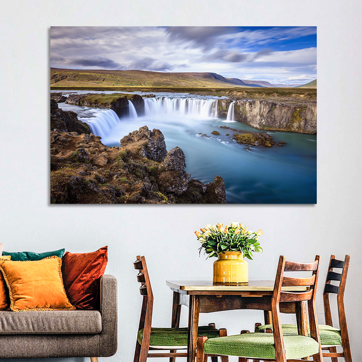 Goðafoss Waterfall, Iceland Wall Art