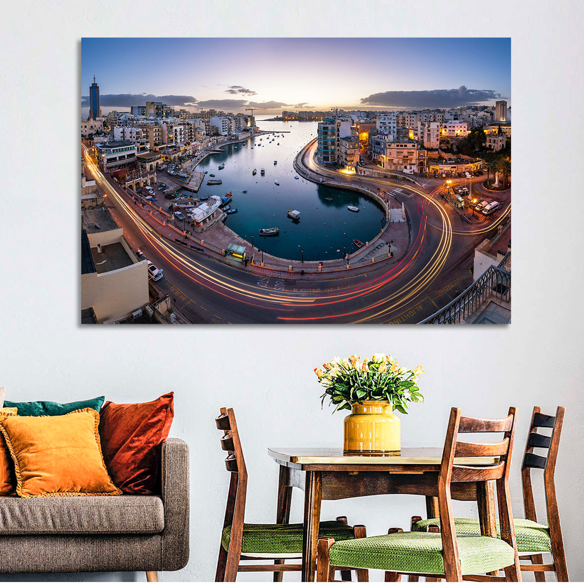 Spinola Bay Light Trails Wall Art