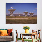 Very Large Array Radio Telescopes Wall Art