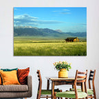Montana Mountain Ranch Wall Art