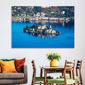 Lake Orta Island Wall Art