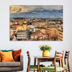 Vaduz Autumn Cityscape Wall Art