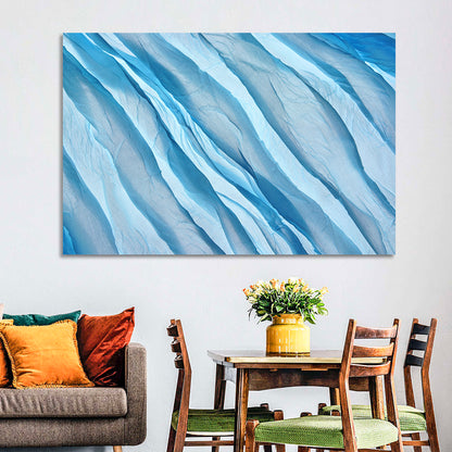 Diagonal Chiffon Layers Wall Art