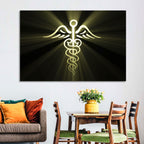 Medical Corps Caduceus Emblem Wall Art
