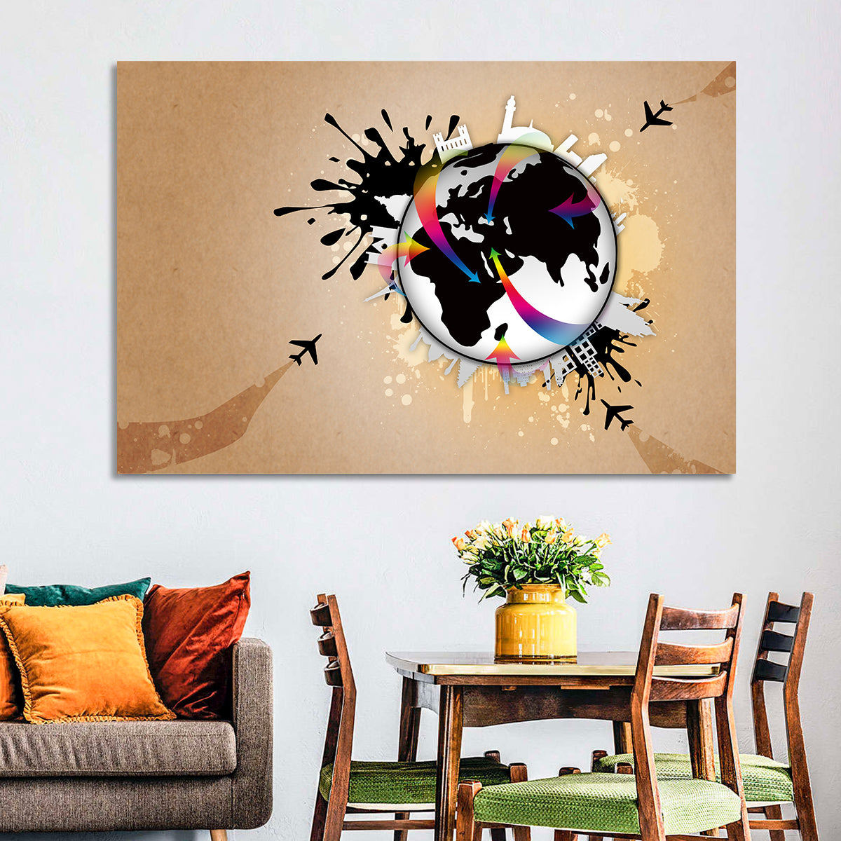 Global Travel Concept Wall Art