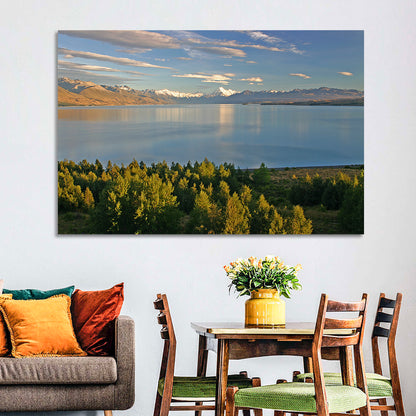 Lake Pukaki Reflections with Mount Cook Wall Art