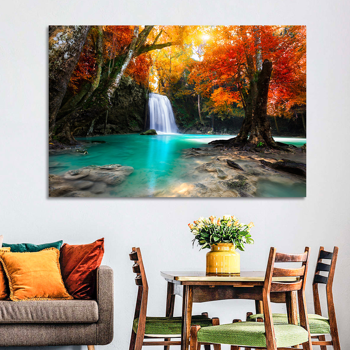 Erawan Waterfall, Kanchanaburi Wall Art