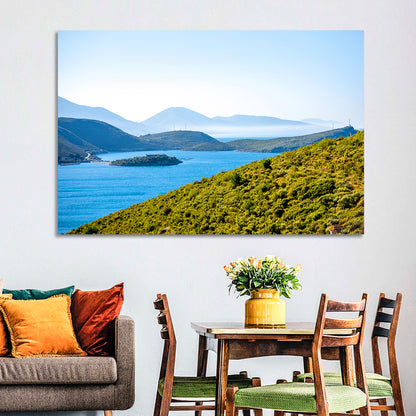 Porto Palermo Bay with Ali Pasha Castle Wall Art
