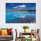 Lake Pukaki Pebble Shore Wall Art