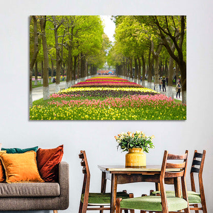 Tulips Garden Wall Art