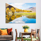 Chanxi Autumn Reflection Road Wall Art