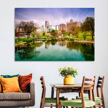 Charlotte Skyline at Marshall Park Wall Art