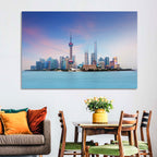 Shanghai Lujiazui Skyline Wall Art
