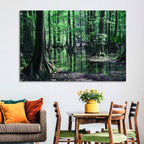 Congaree Swamp Reflection Wall Art