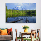 Mount Adams Reflection at Takhlakh Lake Wall Art