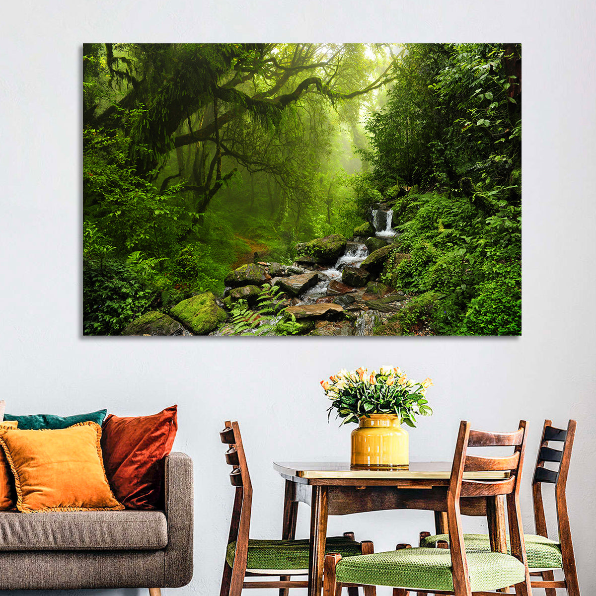 Annapurna Jungle Stream Wall Art