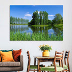 Woerlitz Rousseau Island Reflection Wall Art