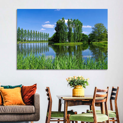 Woerlitz Rousseau Island Reflection Wall Art
