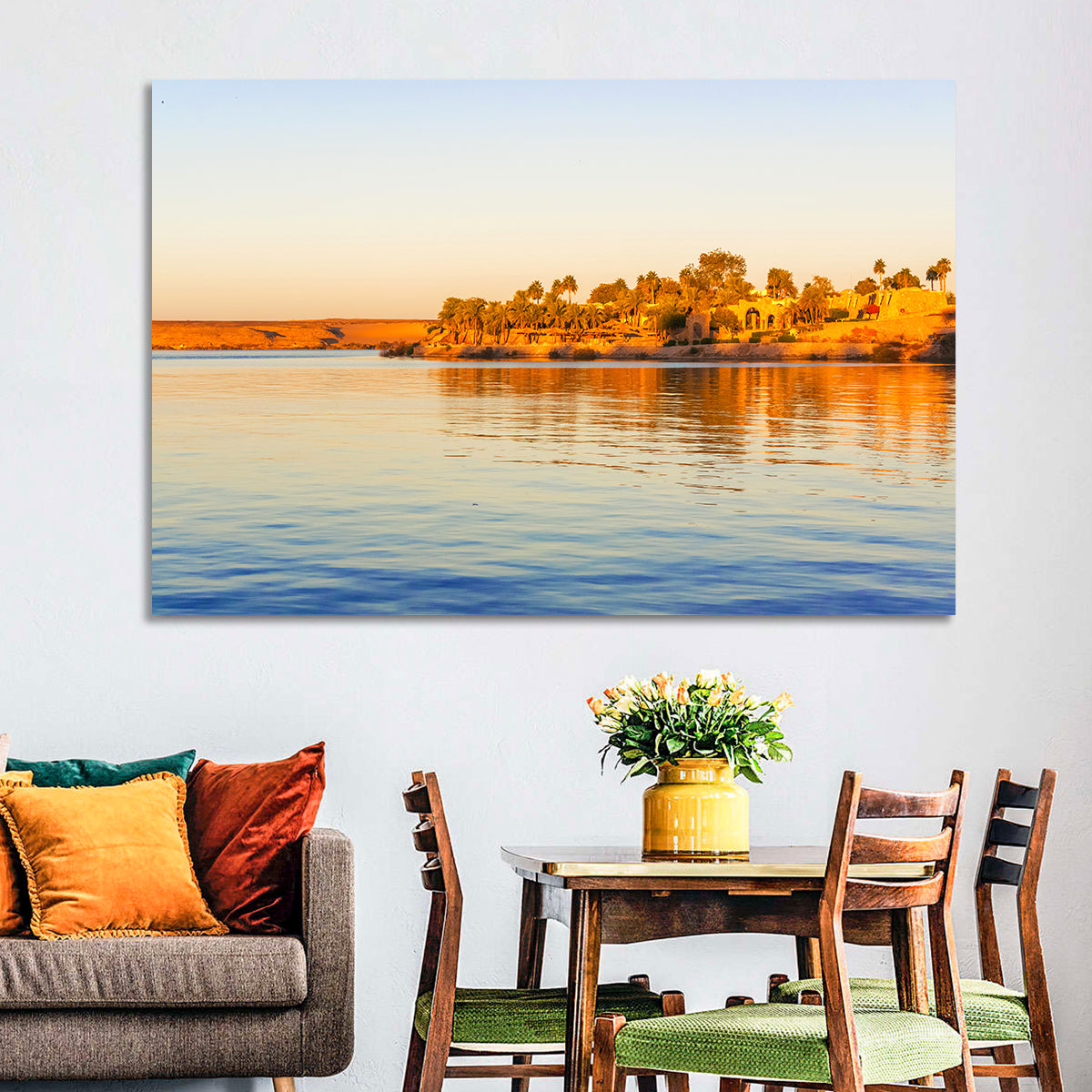 Lake Nasser Golden Hour Wall Art