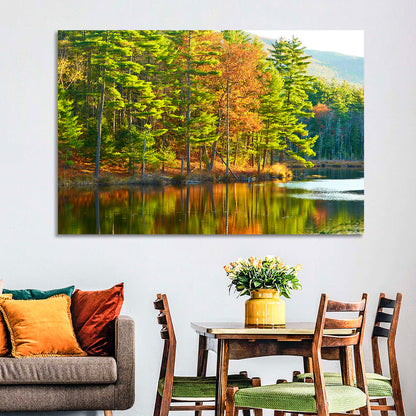 White Mountain National Forest Reflection Wall Art