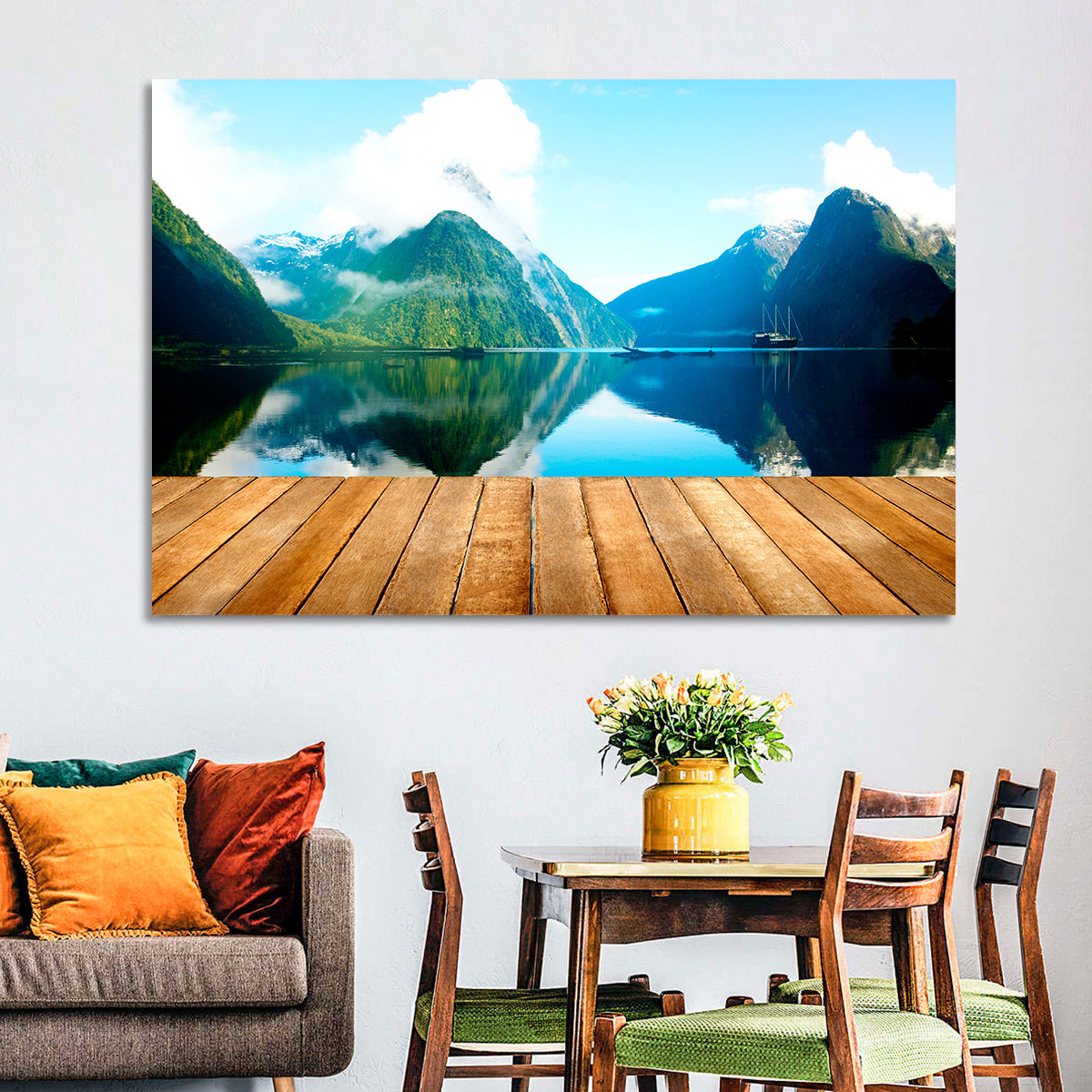 Mitre Peak at Milford Sound Wall Art