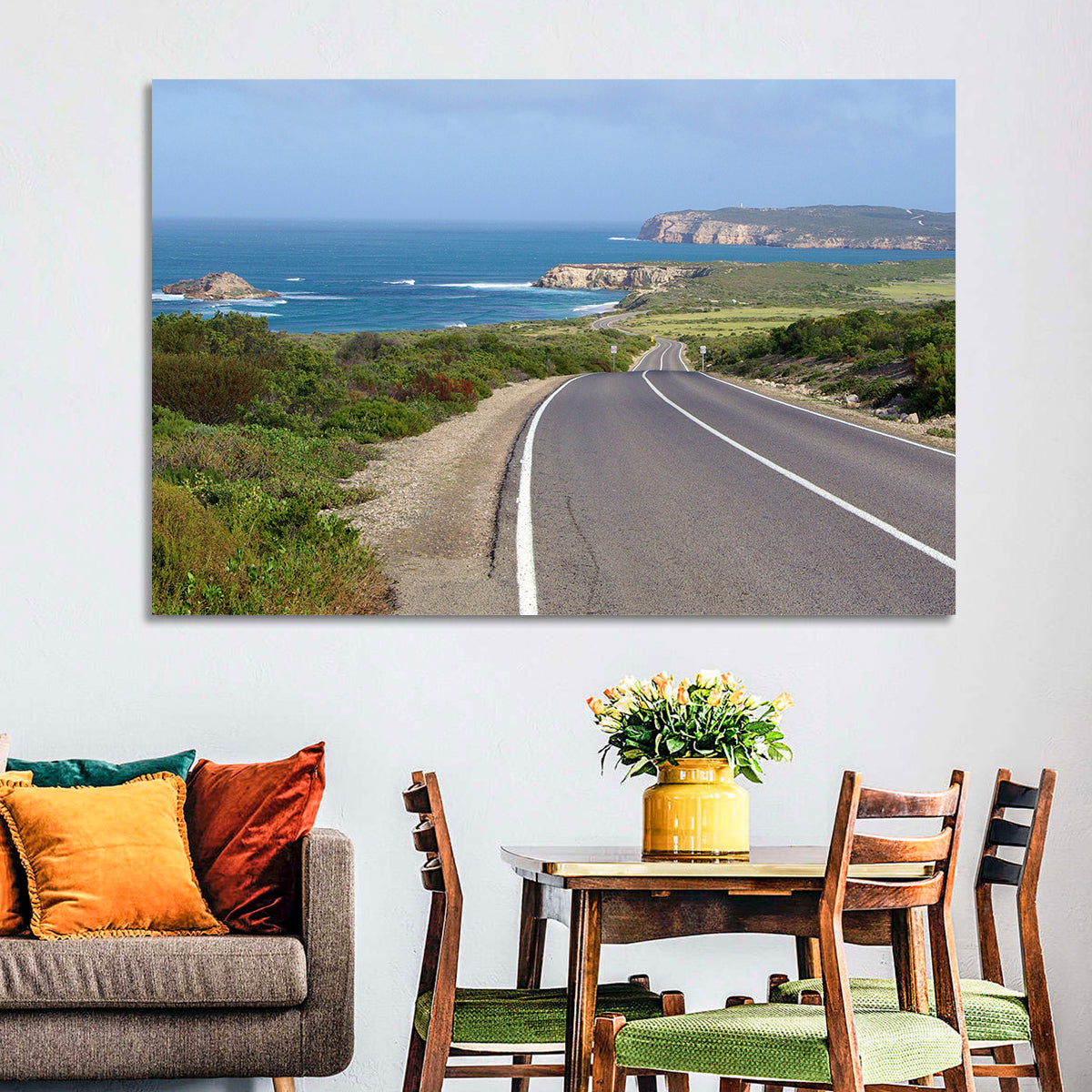 Inneston Coastal Road Wall Art
