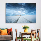 Surreal Infrared Grain Field Wall Art