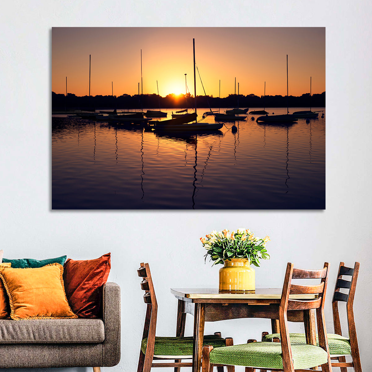 Lake Harriet Golden Sunrise Wall Art