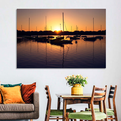 Lake Harriet Golden Sunrise Wall Art