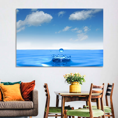 Ocean Water Drop Wall Art