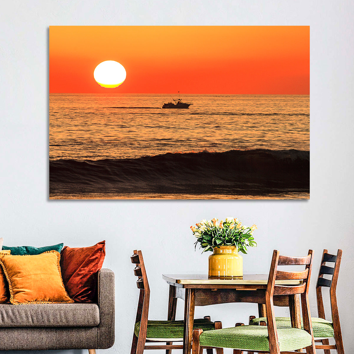 Oceanside Beach California Sunset Wall Art