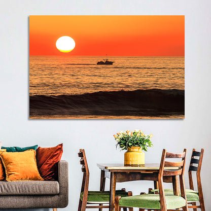 Oceanside Beach California Sunset Wall Art