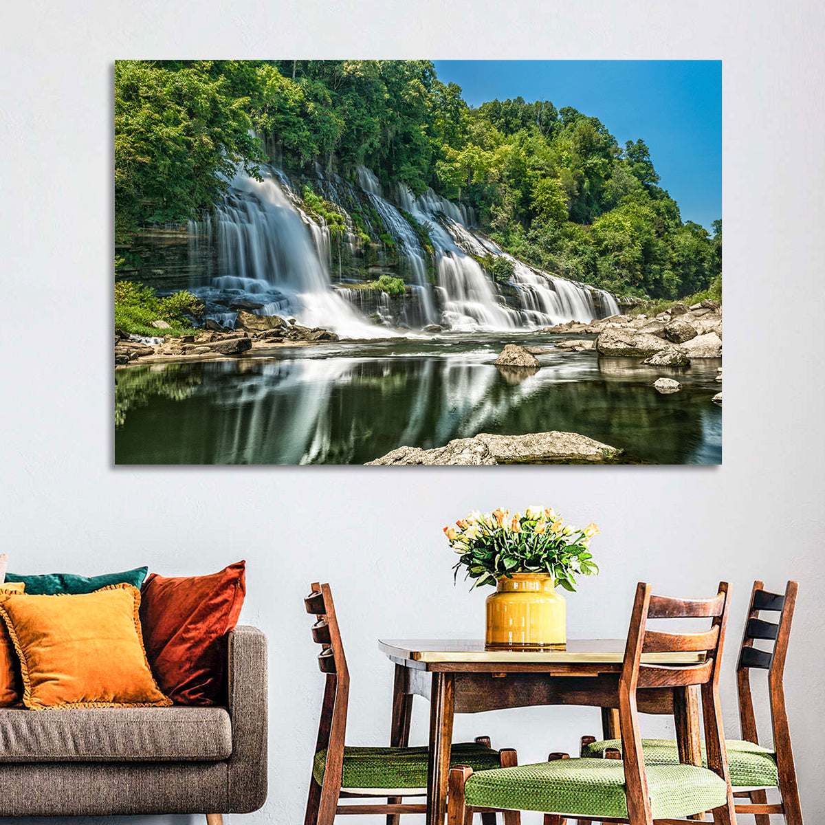 Twin Falls at Rock Island State Park Wall Art
