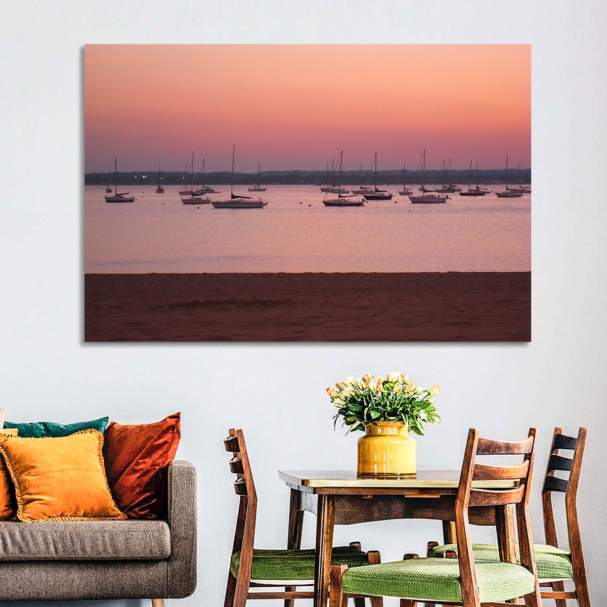 East Haven Beach Sunset Wall Art