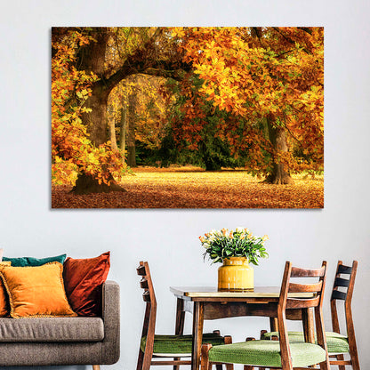 Park Autumn Trees Wall Art