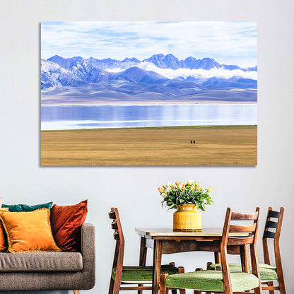 Song Kul Lake Silhouettes Wall Art