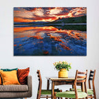 Kunming Lake Sunset, Summer Palace Wall Art