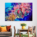 Vibrant Coral Reef Wall Art