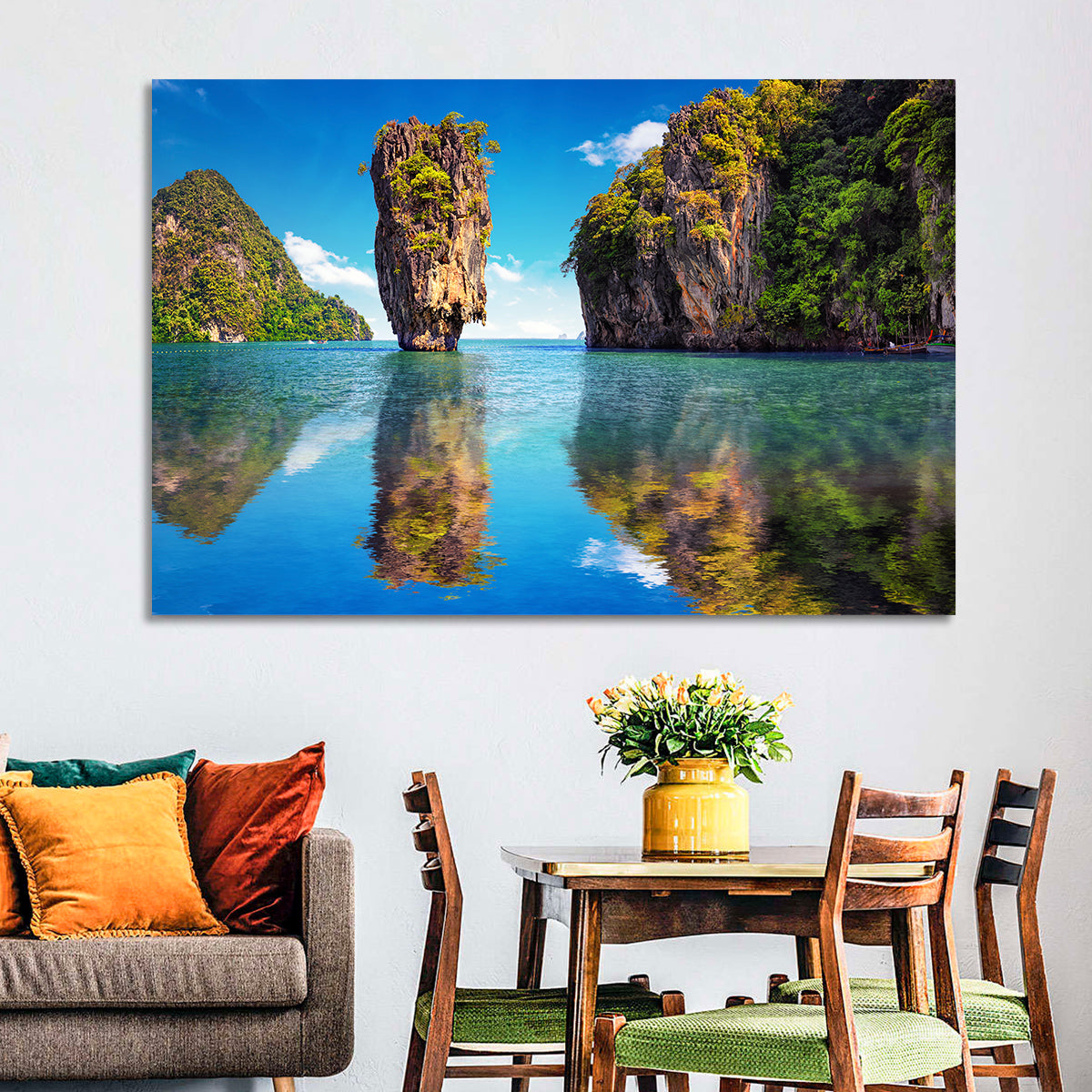 Ko Tapu Limestone Stack, Phang Nga Wall Art