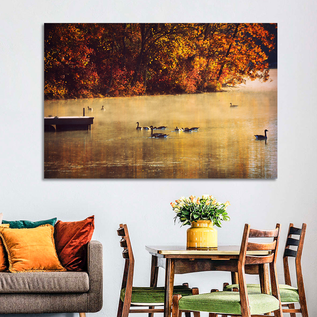 Governor Dodge Misty Lake Wall Art