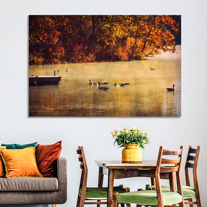 Governor Dodge Misty Lake Wall Art